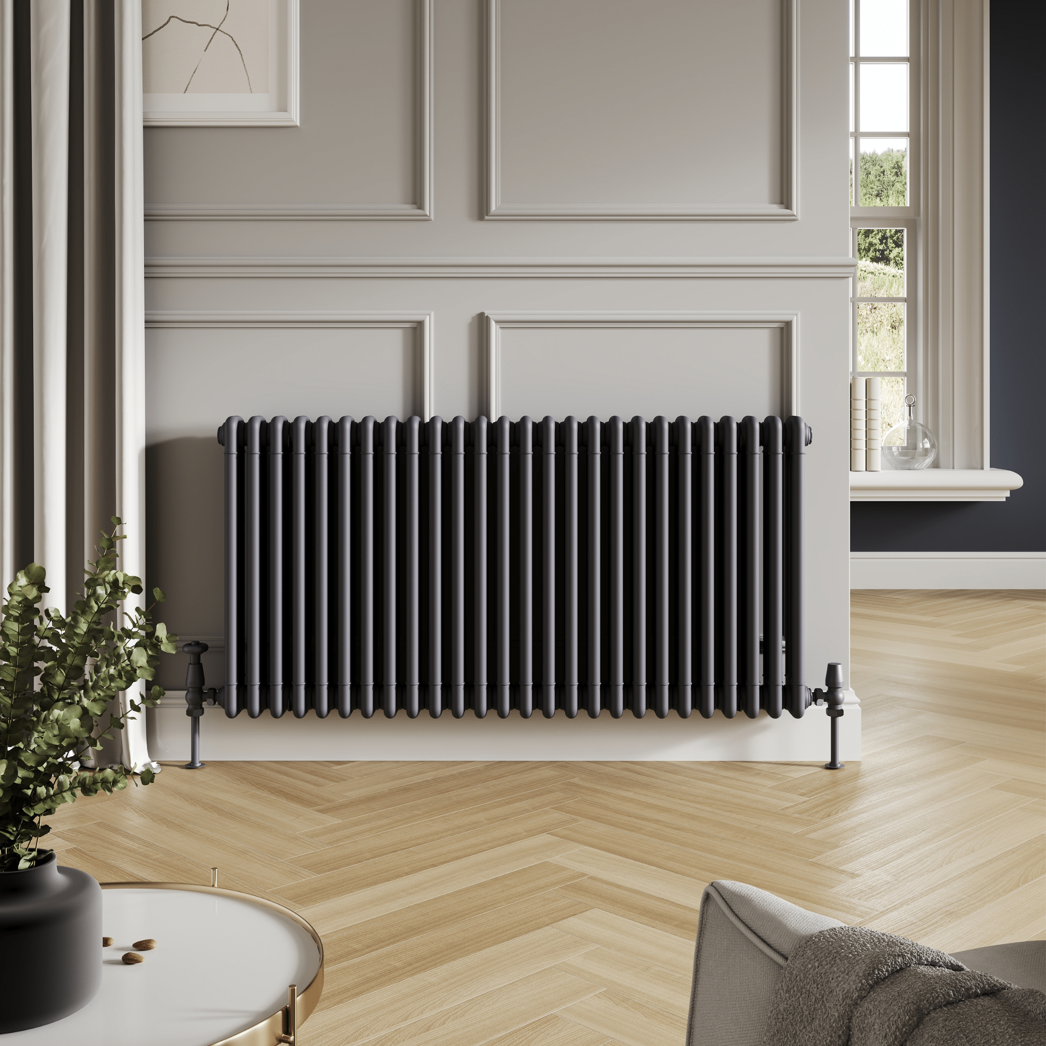 Small Horizontal Design Radiator Scudo 3 Column Horizontal Designer Radiator | Discover More at Soaque