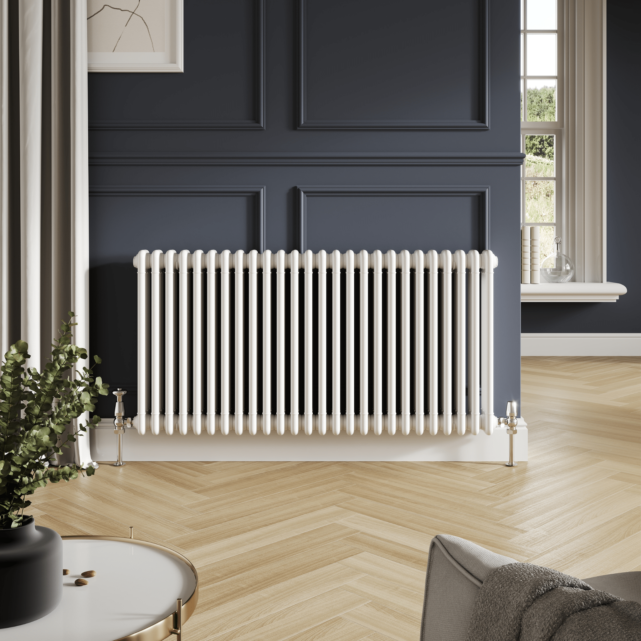 Scudo 3 Column Horizontal Designer Radiator | Discover More at Soaque