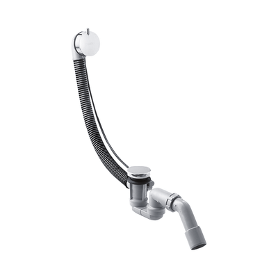 Flexaplus S Complete Set Waste and Overflow Set for Standard Bathtubs | Chrome