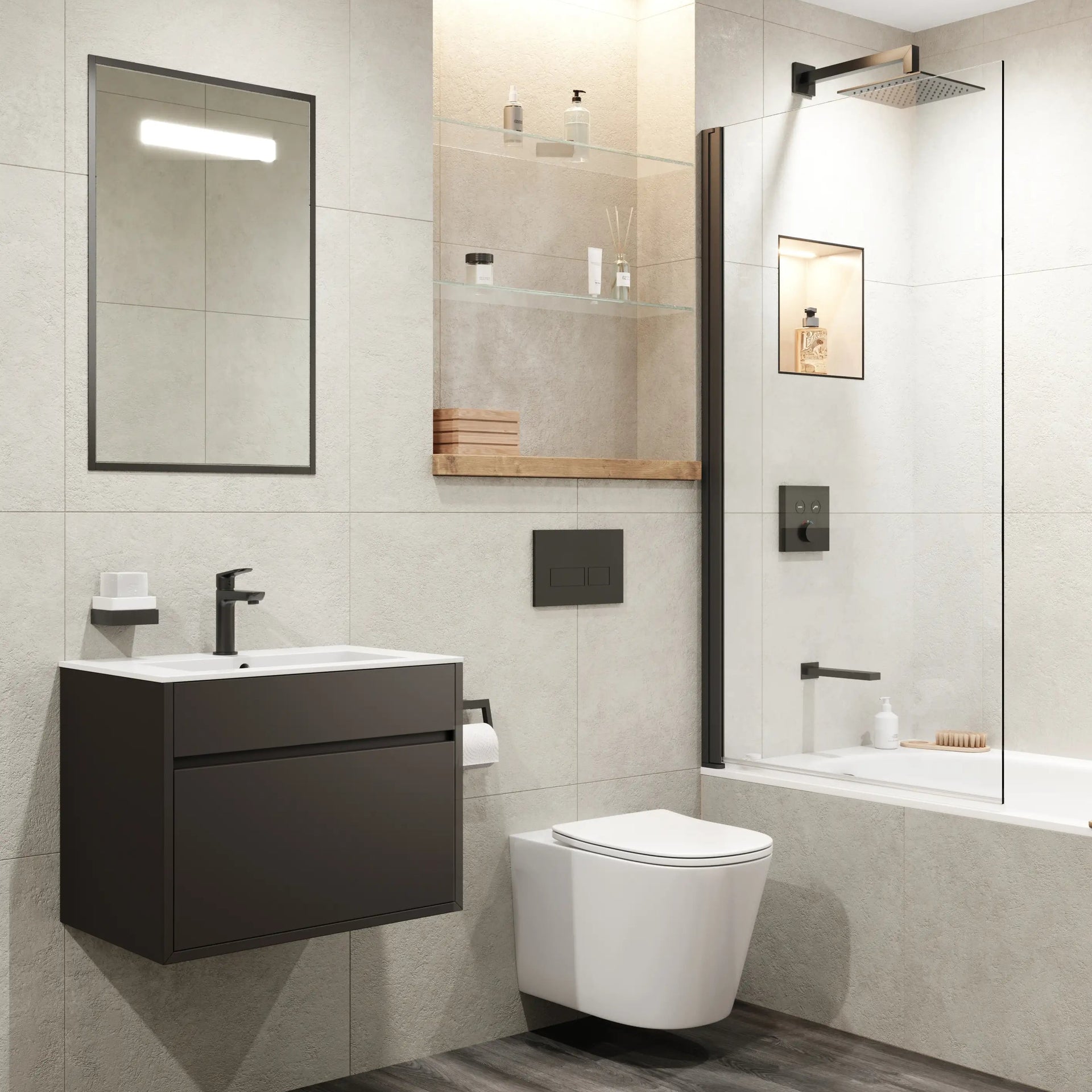 Wall Hung Toilet Set