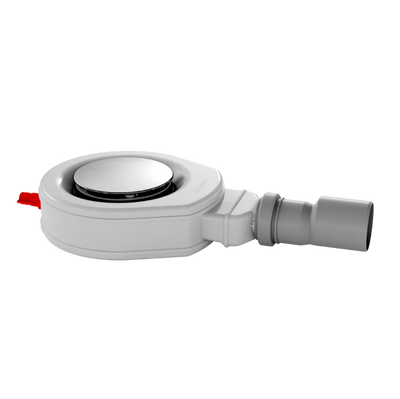 KA90 Horizontal Shower Tray Waste with Chrome Cover