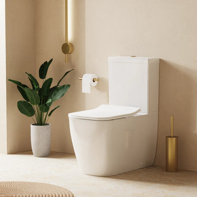 Mada Square Close Coupled Toilet & Soft Close Seat