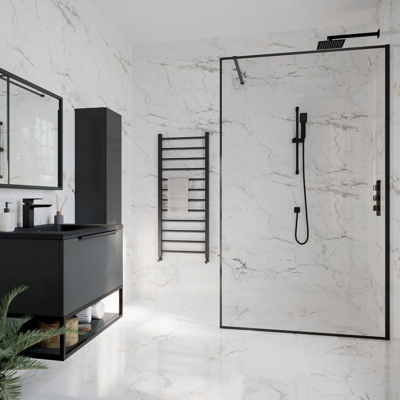  - Minos Framed Walk in Recess Shower Enclosure - Soaque