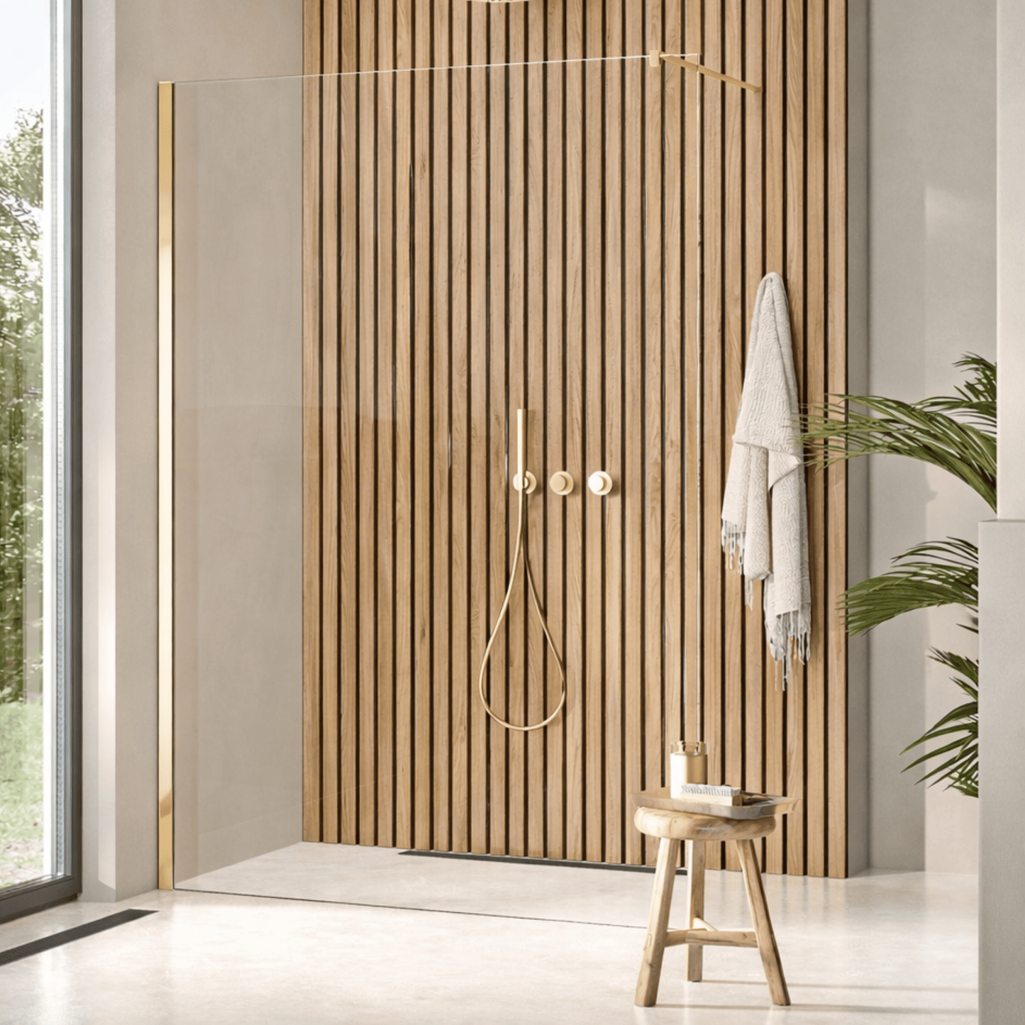  - Minos Walk in Recess Shower Enclosure - Soaque