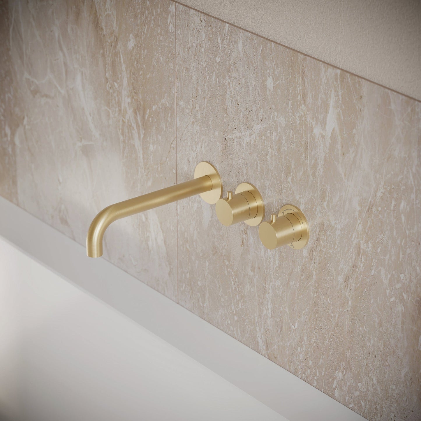  - Module MPRO 2 Handle Shower Valve with Bath Spout & Concealed Part - Soaque