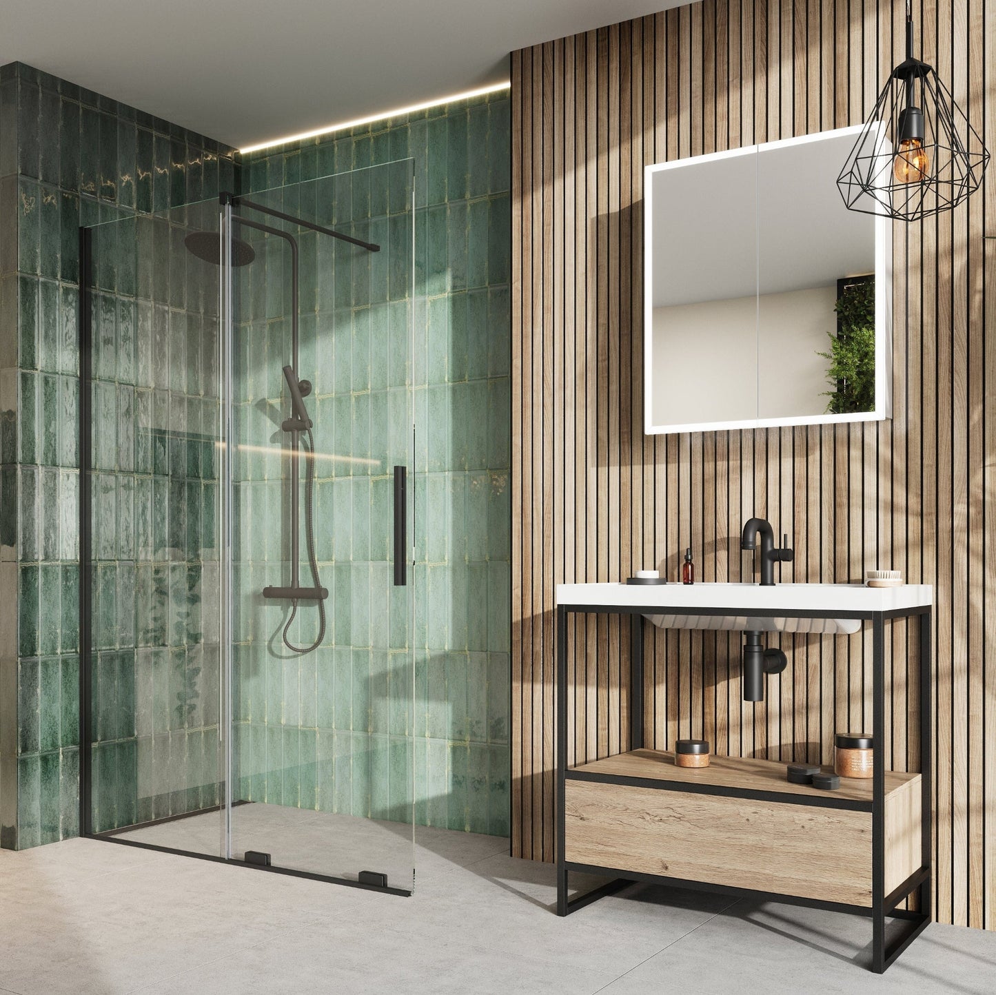  - Momentum Sliding Shower Door - Soaque
