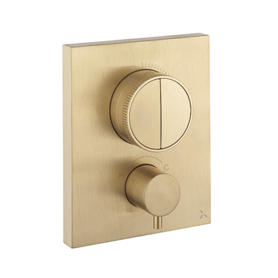 MPRO Push 2-Outlet Shower Valve & Crossbox