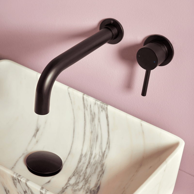 NU-014-V2 - Core Single Lever Wall Mounted Basin Mixer - Soaque