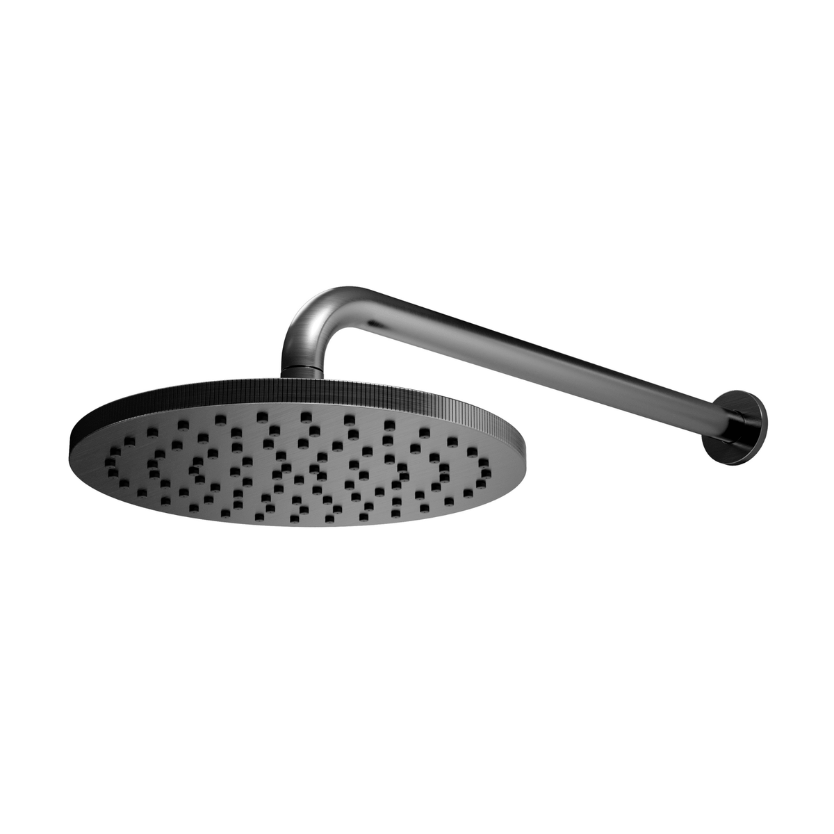 Core Spring Fluted Scudo Core Fluted Round Wall Mounted Shower Head & Arm | Shop Now – Soaque
