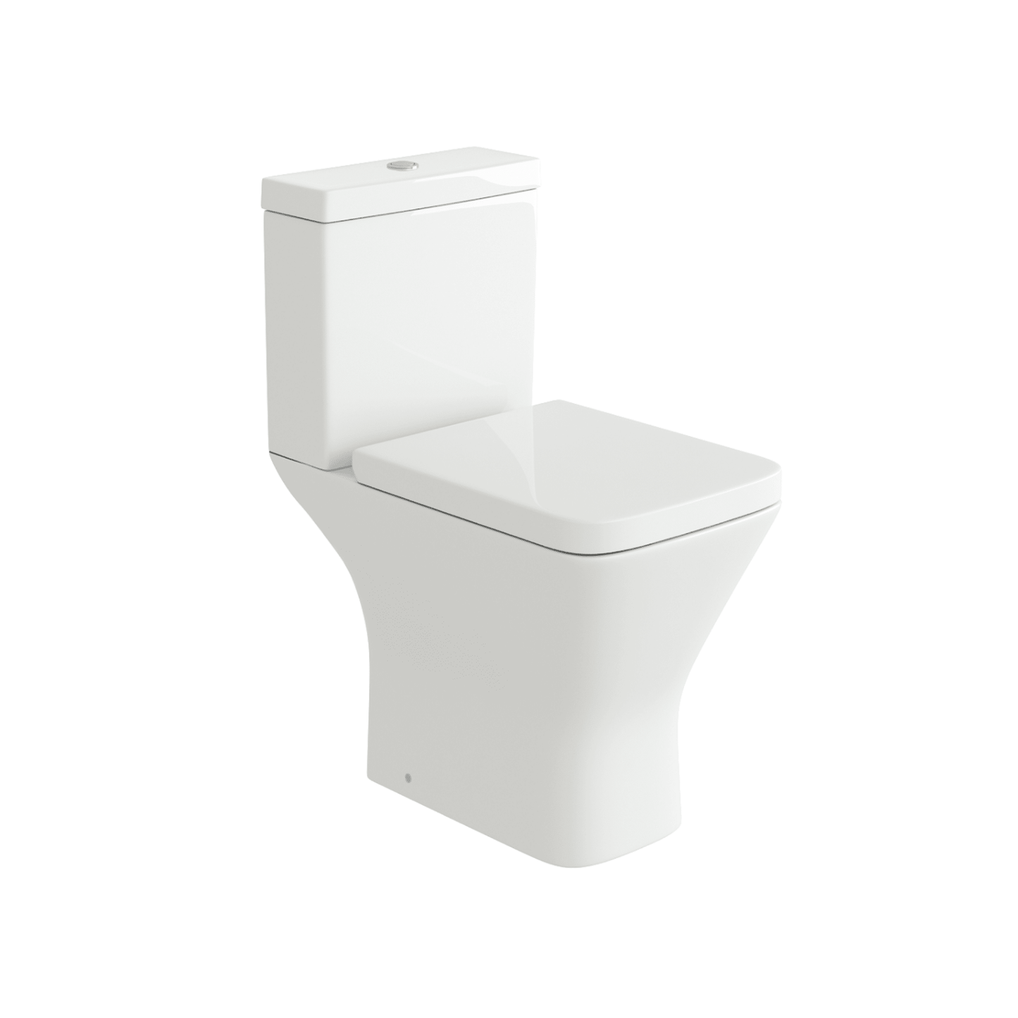  - Porto Comfort Height Close Coupled Toilet & Seat - Soaque