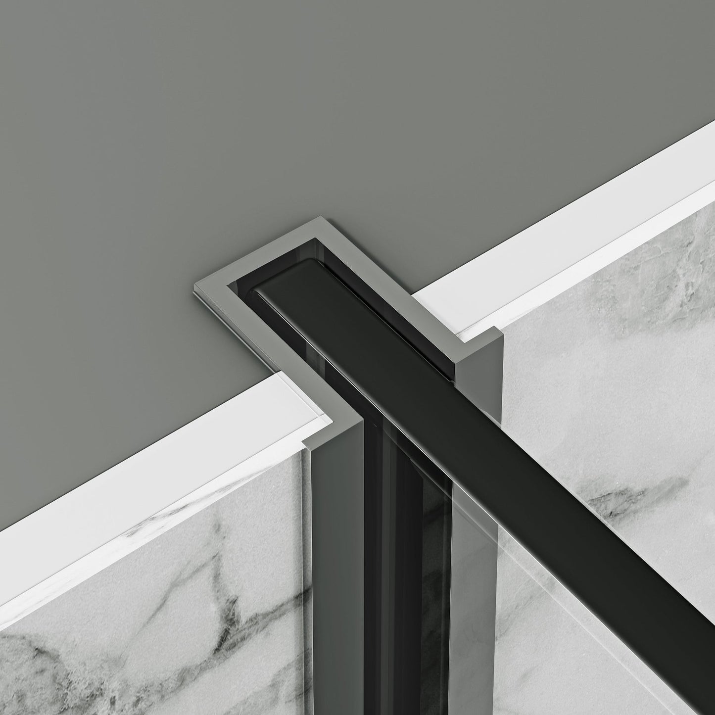 RECESSEDPROFILEBB - Minos Recessed Wall & Floor Profile 2000 x 25mm - Soaque