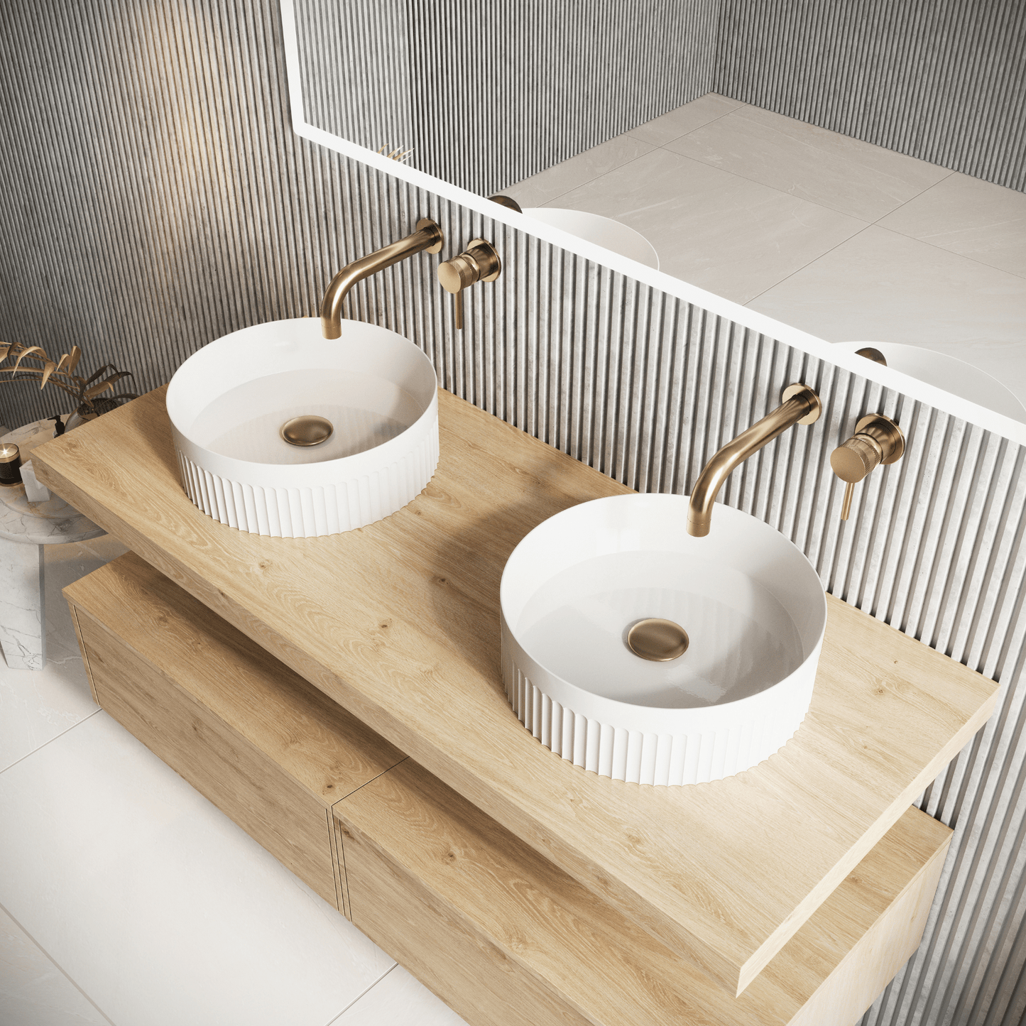  - Shelph Shelf for Countertop Basins - Soaque