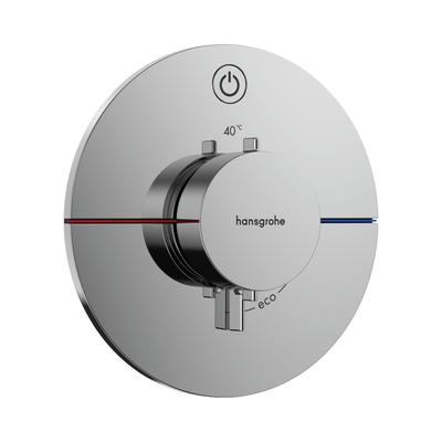 ShowerSelect Comfort S 1-Outlet Thermostatic Shower Mixer Set | Chrome