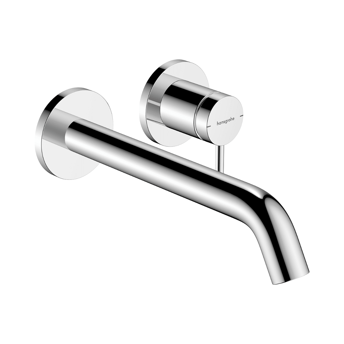  - Tecturis S Single Lever Wall Mounted Basin Mixer Set with EcoSmart+ | 225mm Spout | Chrome | 73351000 | hansgrohe - Soaque