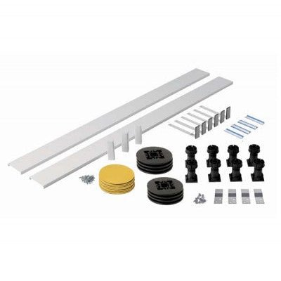 Shower Tray Leg and Plinth Riser Kit 1000 Panel x2 | White