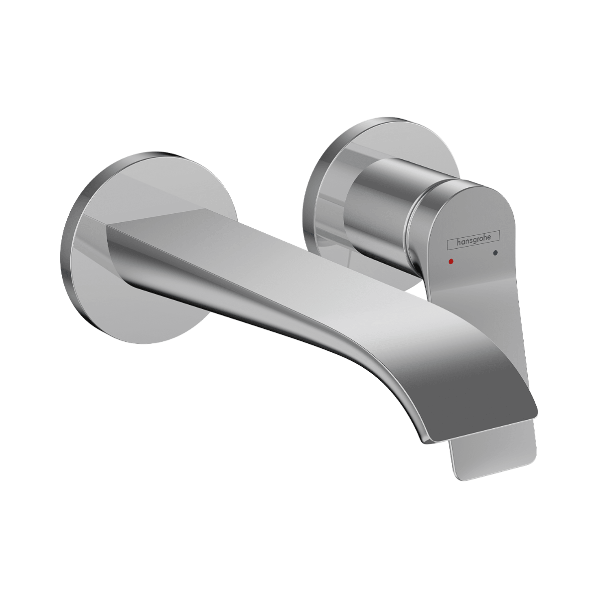  - Vivenis Single Lever Wall Mounted Basin Mixer with Spout 192mm & Basic Set | Chrome | hansgrohe | 75050000 - Soaque